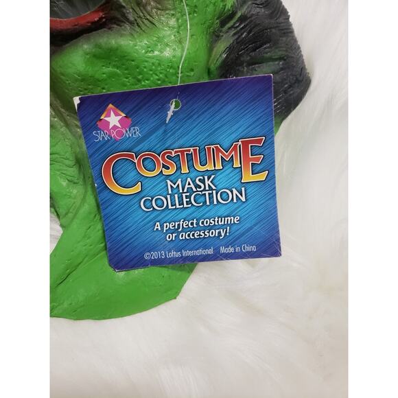 NWT Green Monster Munster Mask Adult Rubber Mask Halloween Frankenstein Zombie - Picture 2 of 4